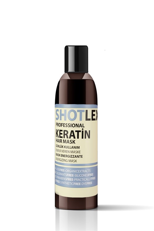 Shotlex Professional Keratin Hair Mask Günlük Saç Bakım Şampuanı 9.29 FL OZ (275 ml)